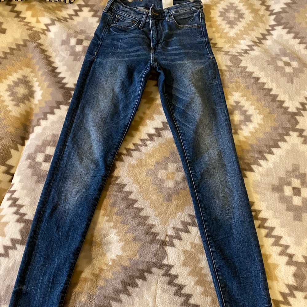 Distressed jeans